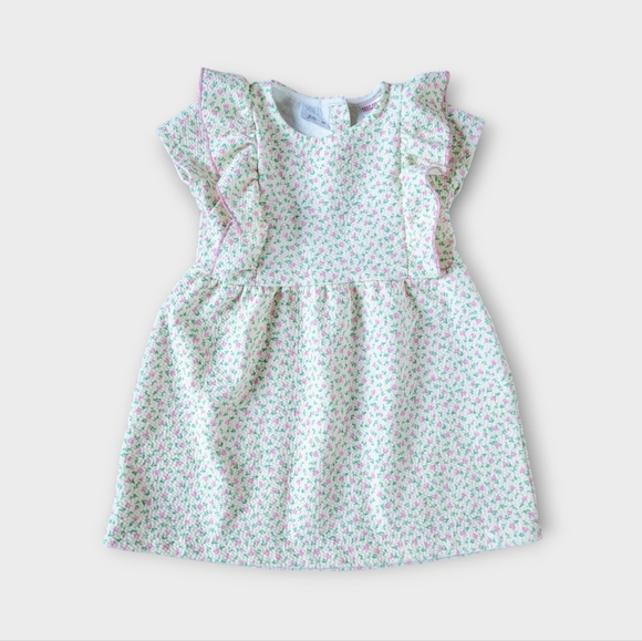 Zara 18-24 Months Pink Tulip Ruffle Dress - Picture 1 of 5